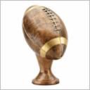 FOOTBALL, BRONZE W/GOLD