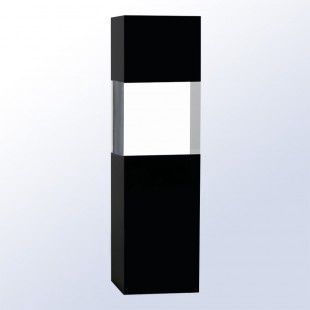 Blue/Clear Column 8"H