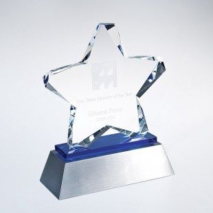 Blue Twinkle Star (Crystal base)