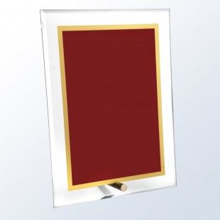 Acrylic Red Complex Plaque