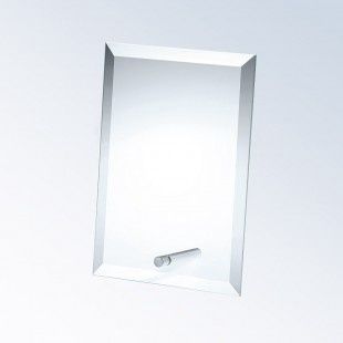 Beveled Vertical Rectangle W/ Aluminum Pole - Small