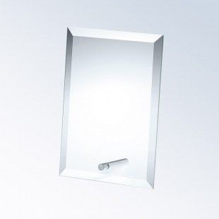Beveled Vertical Rectangle W/ Aluminum Pole - Small