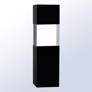 Blue/Clear Column 8"H