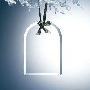 Beveled Jade Glass Ornament-Arch