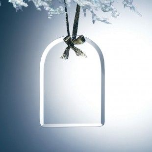 Beveled Jade Glass Ornament-Arch