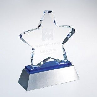 Blue Twinkle Star (Aluminum base)