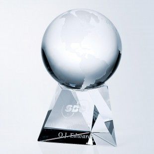 World Globe W/Tri Base - Large