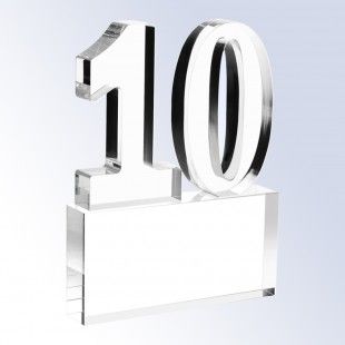 Number 10 size 6-1/2"H