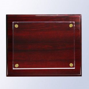 Rosewood Premium Piano Finish Plaque-Acrylic - Large