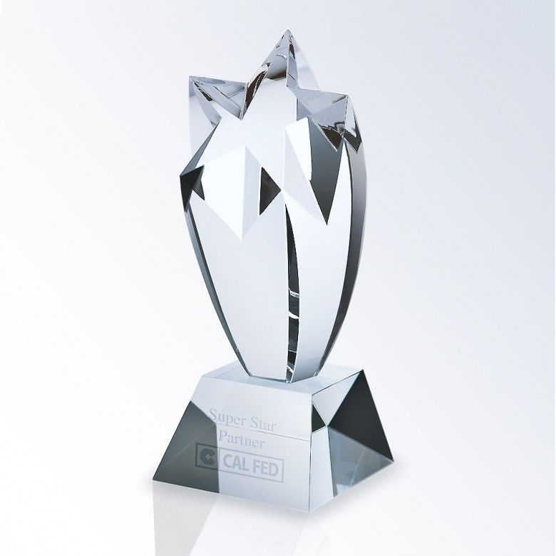 Rising Star Award (Clear Slant Base)