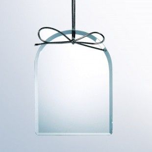 Starfire Clear Glass Ornament-Arch