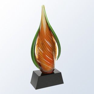 Orange Creamsicle 12"H x 4-1/4"W x 2-1/2"D