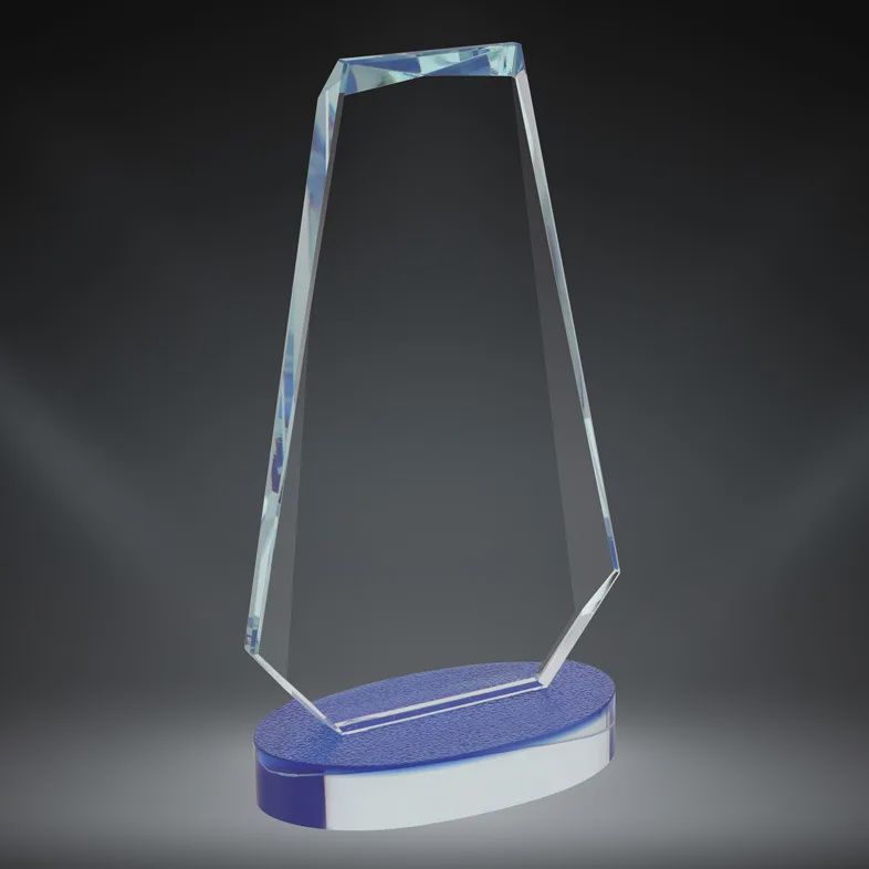 Cardiff Sail Crystal with Blue Accent