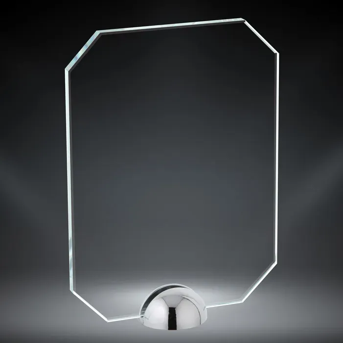 Boxwood Glass with Metal Stand