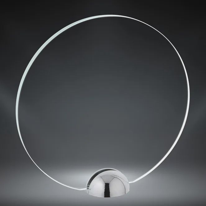 Holly Glass with Metal Stand