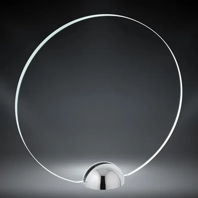 Holly Glass with Metal Stand