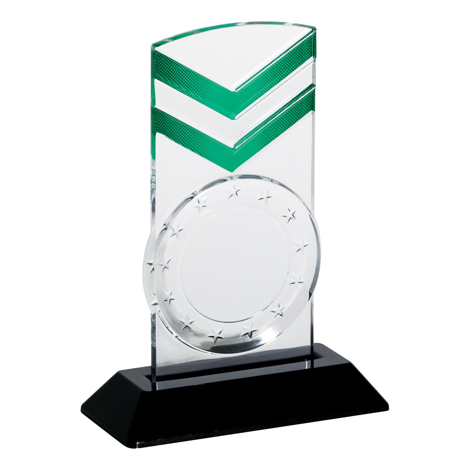 Krystal Victory 2" Holder, Green
