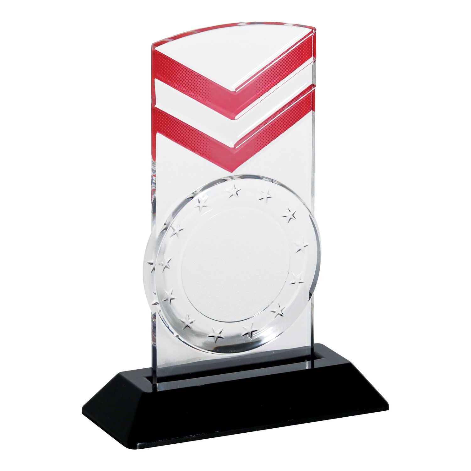 Krystal Victory 2" Holder, Red