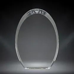 Oval Snap Acrylic, Clear