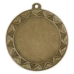Iron Medal, 2" Holder, Gold
