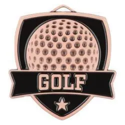 Shield Medal, Golf, Bronze
