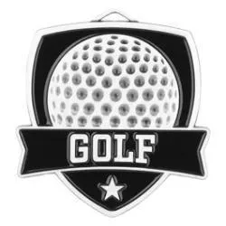 Shield Medal, Golf, Silver