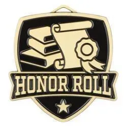 Shield Medal, Honor Roll, Gold