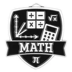 Shield Medal, Math, Silver