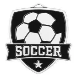 Shield Medal, Soccer, Silver