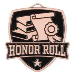 Shield Medal, Honor Roll, Bronze