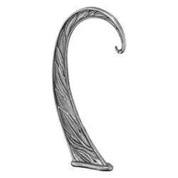 Wreath Style Medal Holding Figure, Silver