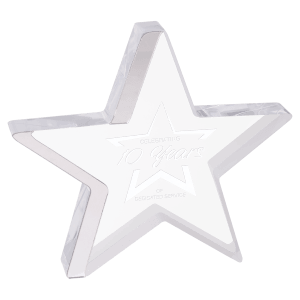 Silver Star Acrylic