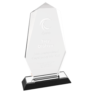 Silver Octagon Point Impress Acrylic