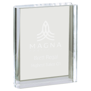 Medium Clear Crystal Book