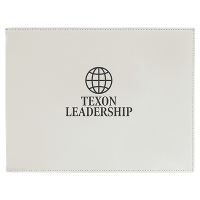 White Leatherette Certificate Holder