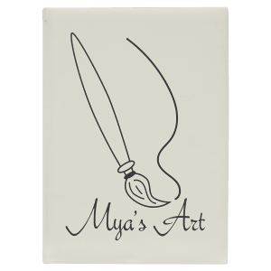 White Sketch Book with White Unlined Paper