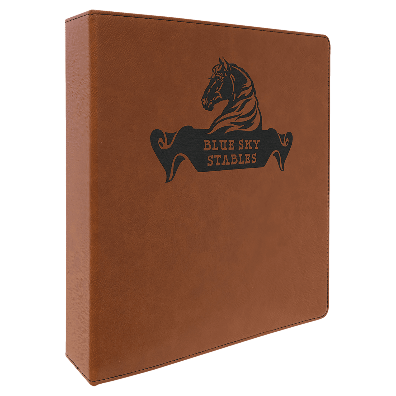 Rawhide Leatherette 3-Ring Binder with 2" Slant D Rings