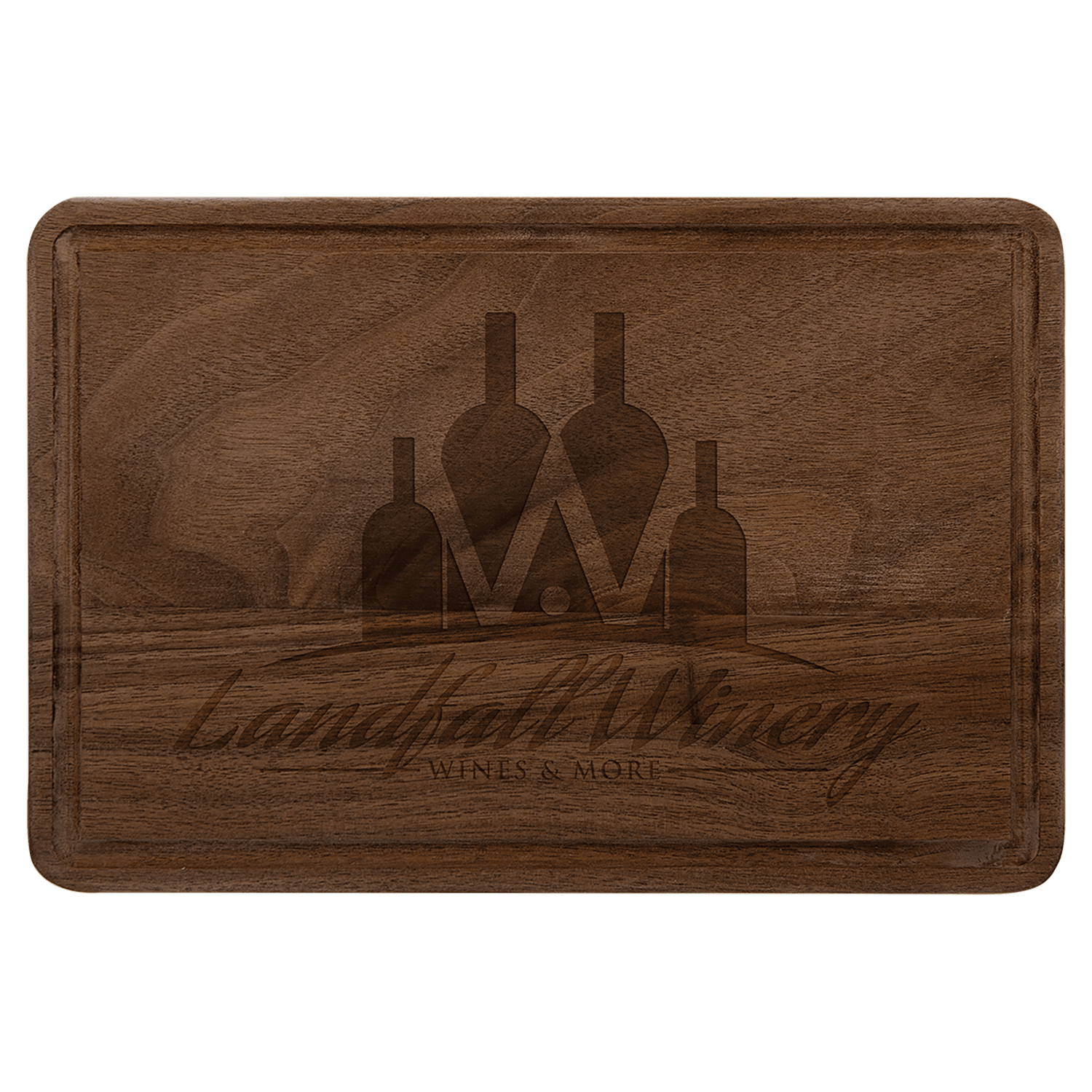 Walnut Cutting Boards with Drip Ring