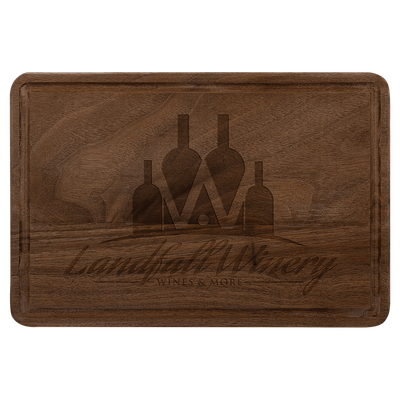 Walnut Cutting Boards with Drip Ring