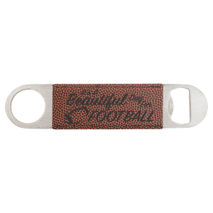Football Leatherette Bottle Opener