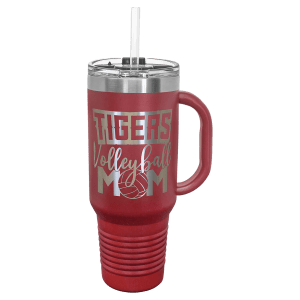 Maroon Polar Camel 40 oz. Travel Mug with Straw and Snap Lid