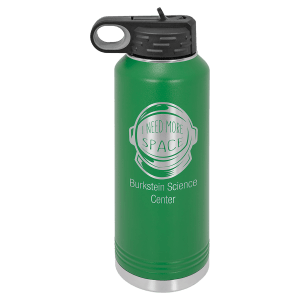Green 40 oz. Polar Camel Powder Coated Water Bottle