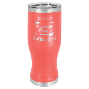 Coral Polar Camel 20 oz. Pilsner with Clear Lid