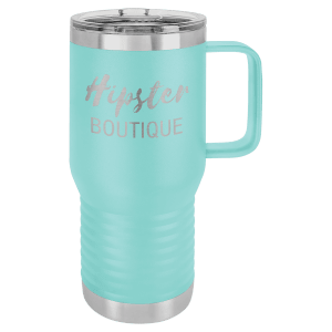 Teal Polar Camel 20 oz. Travel Mug with Clear Slider Lid