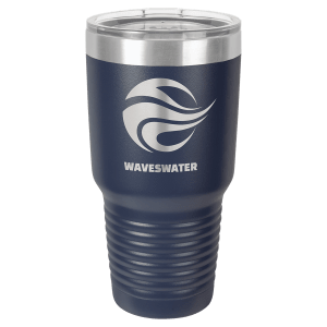 Navy Blue 30 oz. Polar Camel Ringneck Tumbler with Clear Lid