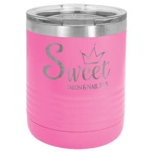 Pink 10 oz. Polar Camel Ringneck Tumbler with Clear Lid