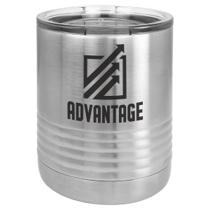 Stainless Steel 10 oz. Polar Camel Ringneck Tumbler with Clear Lid