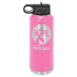 Pink 40 oz. Polar Camel Powder Coated Water Bottle
