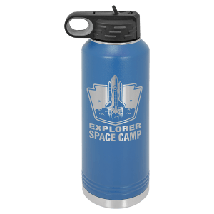 Royal Blue 40 oz. Polar Camel Powder Coated Water Bottle