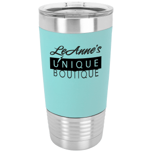 Teal Polar Camel Silicone Grip Tumbler